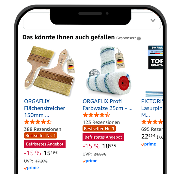 Handy_Orgaflix Eigenmarke Orgaflix